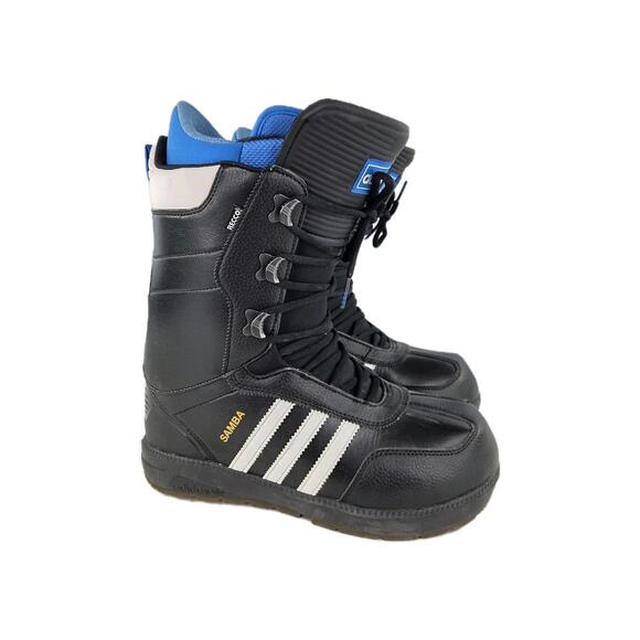 Adidas Samba ADV Snowboard boots US 11.5 Mens Black Recco All Mountain Boot  Rare